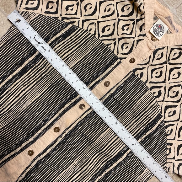 Produce Company Shirt Button-Down L Measurement ‘90s VTG USA Brown - Picture 3 of 6